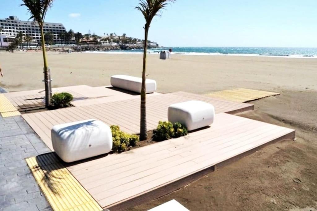 Apartment With Large Terrace, 10 Meters From Playa De Las Burras San Bartolomé Eksteriør billede